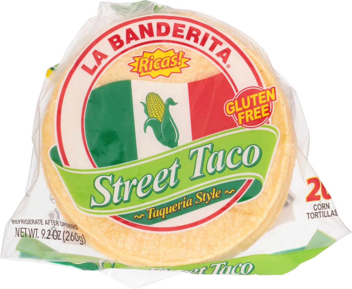 slide 1 of 14, La Banderita Street Taco Taqueria Style Corn Tortillas 20 ea, 9.2 oz