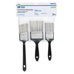 Project Source Economy Multiple Sizes Assorted Multipurpose Brush 3 -Pack