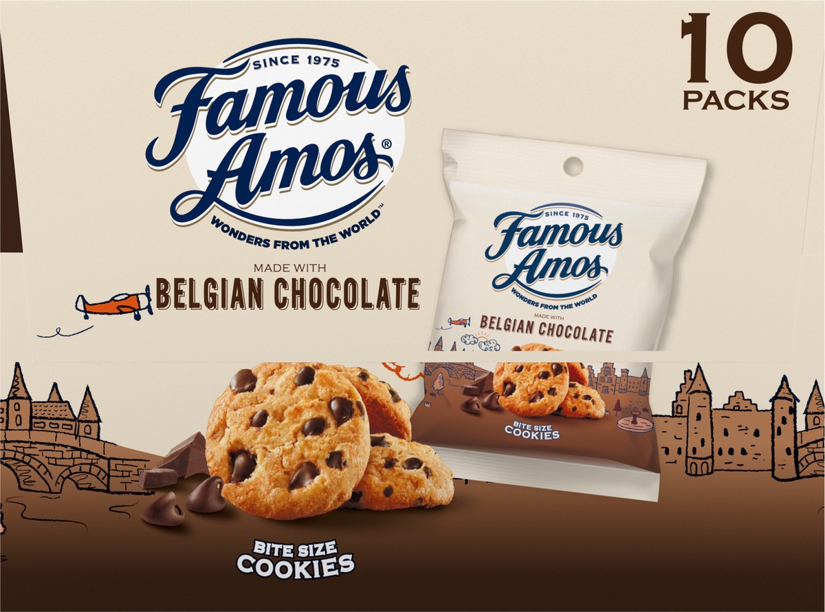 slide 5 of 7, Famous Amos Chocolate Bite Size Cookies, 10 oz