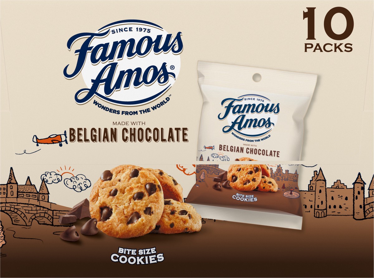 slide 6 of 7, Famous Amos Chocolate Bite Size Cookies, 10 oz