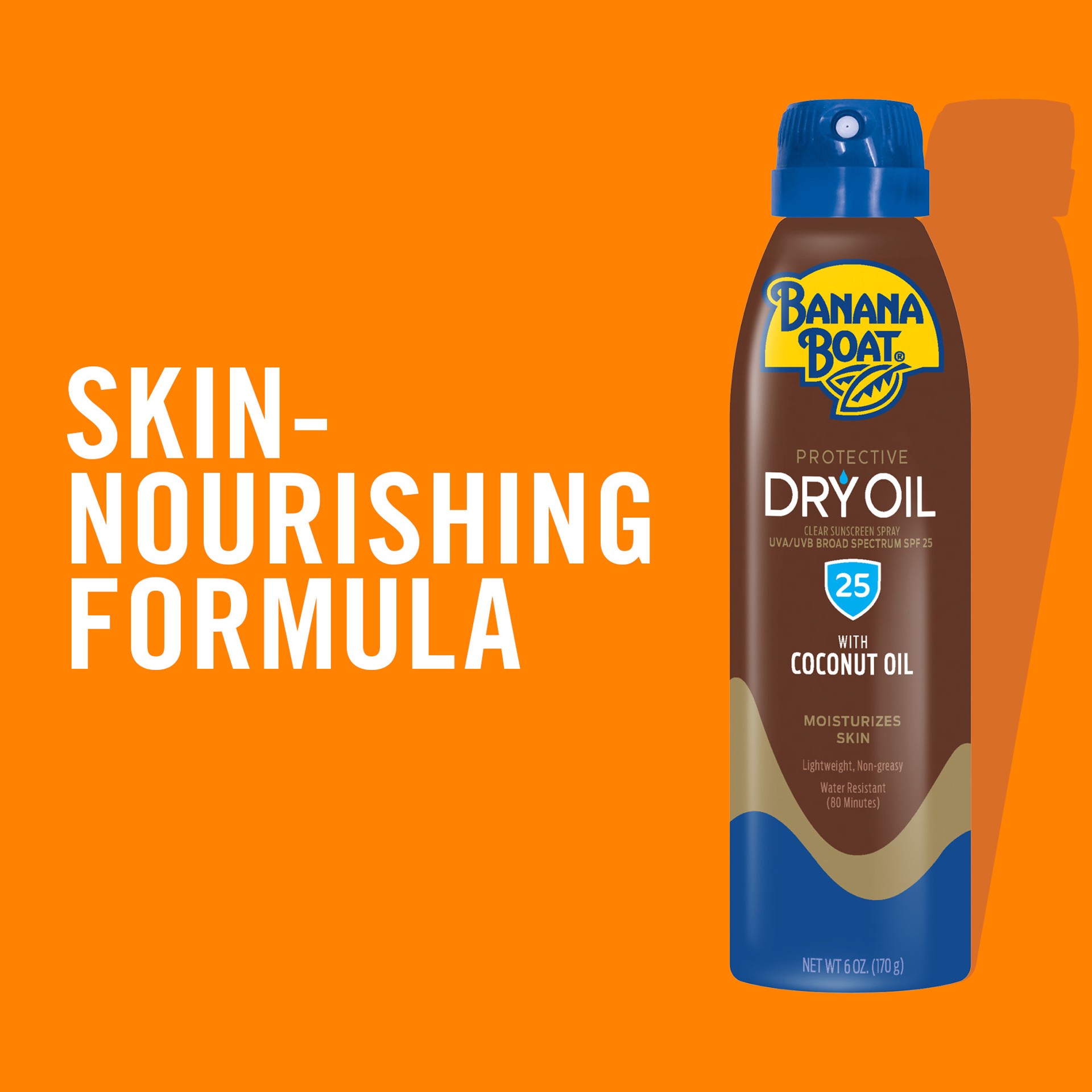 slide 3 of 8, Banana Boat Clear Ultramist Spf 25 Protective Dry Oil Continuous Spray Sunscreen Aerosol Can, 6 oz