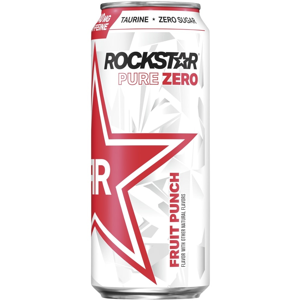 slide 1 of 1, Rockstar Energy Drink Pure Zero Punched - 16 oz, 16 oz