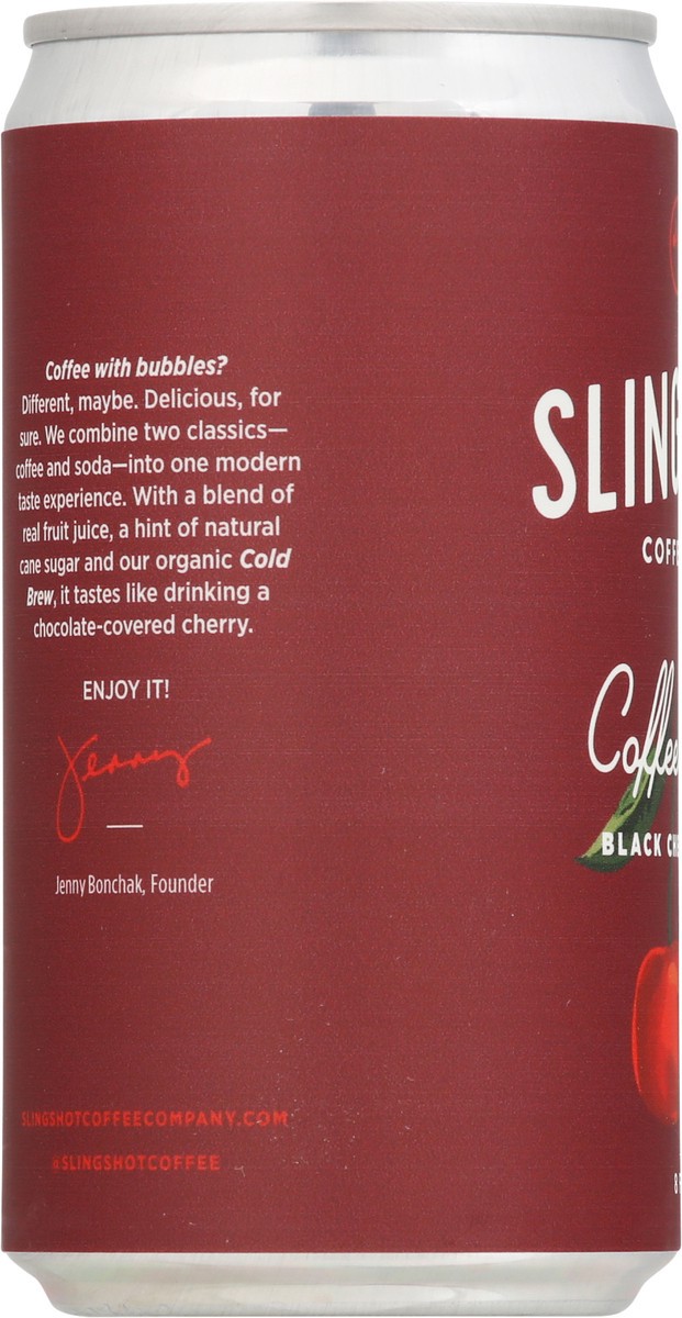 slide 10 of 14, Slingshot Black Cherry Cola Coffee Soda - 8 fl oz, 8 fl oz