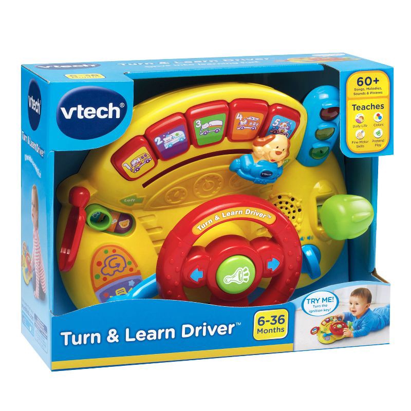 slide 5 of 7, VTech Turn and Learn Driver, 1 ct