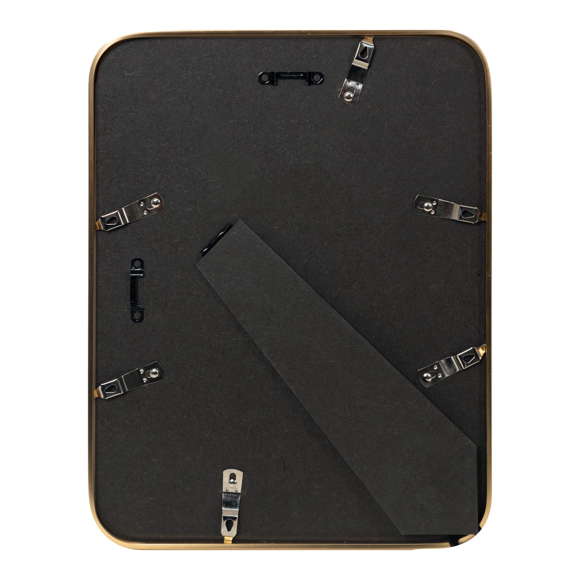 slide 2 of 4, Expressions Gold Round Corner Aluminum Frame With Mat By Studio Decor, 5 in x 7 in mat