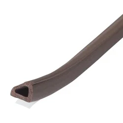 M-D 17-ft x 3/8-in x 3/8-in Brown Rubber Window Weatherstrip
