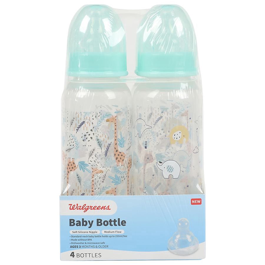 slide 1 of 4, Walgreens Baby Bottle, 4 ct