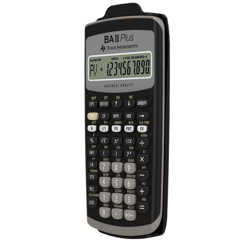 slide 3 of 7, Texas Instruments BAII Plus Calculator, 1 ct