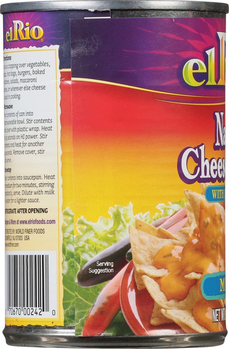 slide 11 of 13, El Rio Mild Nacho Cheese Sauce with Jalapeno 15 oz, 15 oz