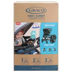 Graco Modes Element 3-In-1 Travel System with Snugride 35 Lite LX 1 ea