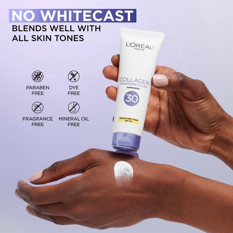 slide 6 of 8, L'Oréal Broad Spectrum SPF 30 Fragrance-Free Ultra-Light Moisturizing Lotion 1.7 fl oz, 1.7 fl oz