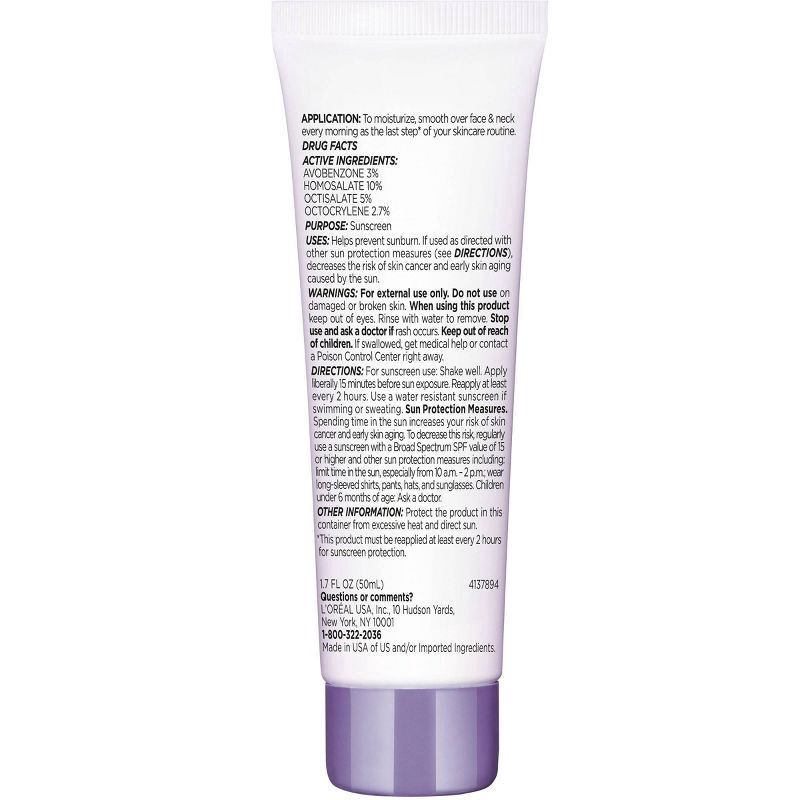 slide 4 of 8, L'Oréal Broad Spectrum SPF 30 Fragrance-Free Ultra-Light Moisturizing Lotion 1.7 fl oz, 1.7 fl oz
