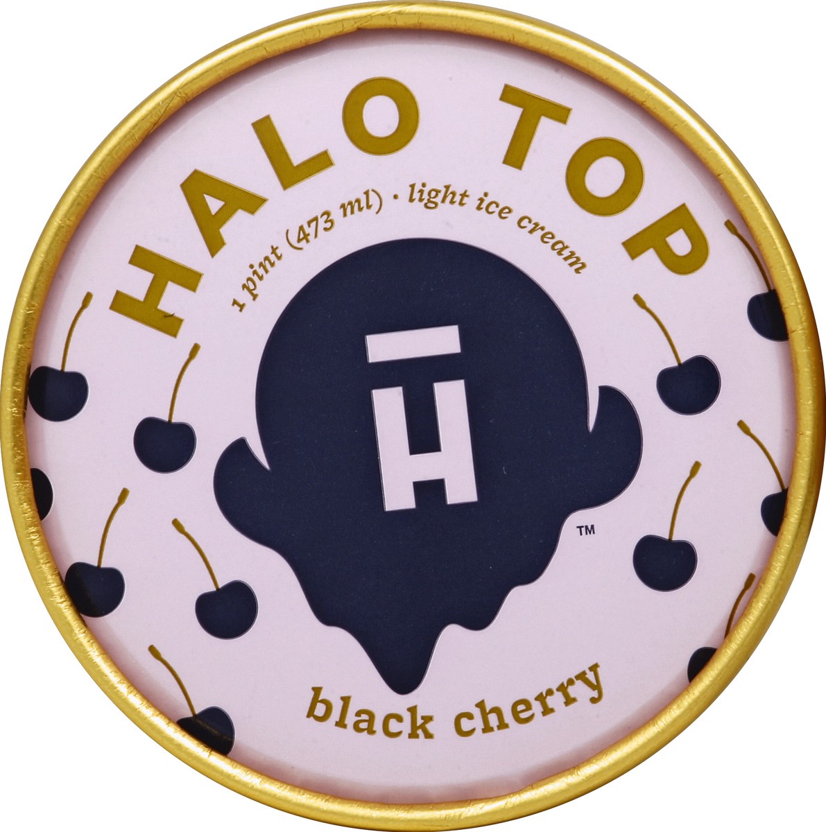 slide 2 of 6, Halo Top Creamery Black Cherry Ice Cream, 16 fl oz