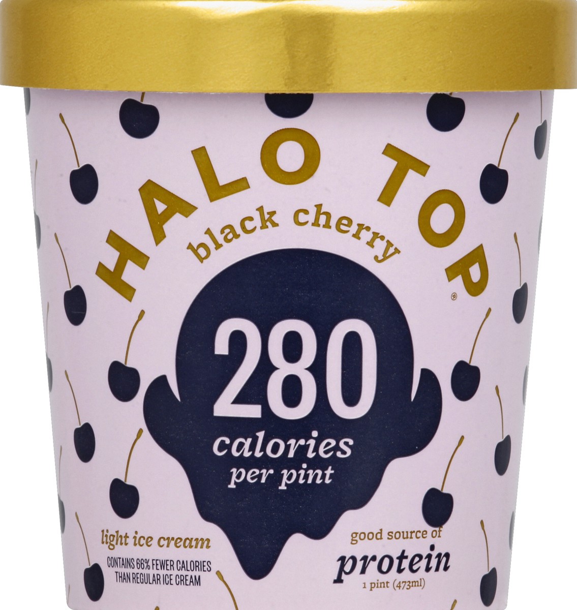 slide 5 of 6, Halo Top Creamery Black Cherry Ice Cream, 16 fl oz