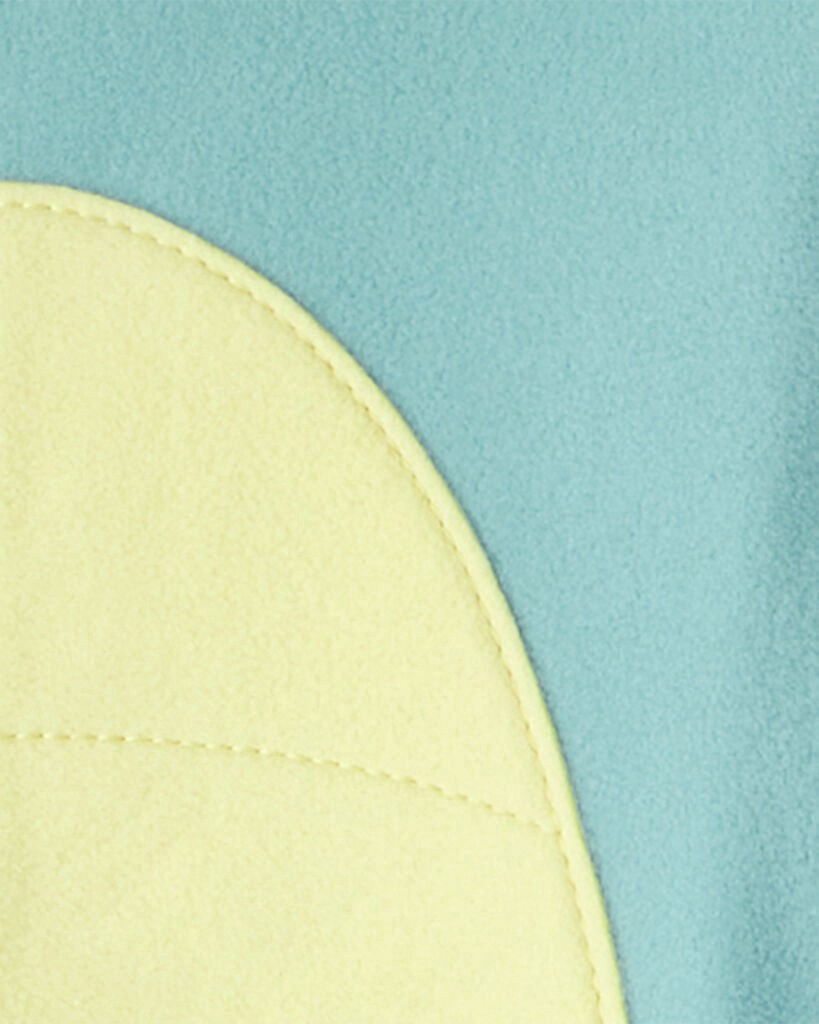 slide 2 of 2, Carter's Boys Dinosaur Fleece Hooded Long-Sleeve Zip-Up 1-Piece Pajamas - Blue Blue 5, 1 ct