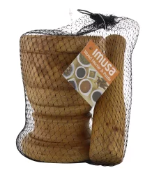 IMUSA Jumbo Wood Mortar