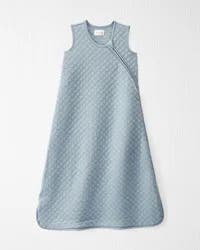 Littleplanet Baby Double Knit Zip Wearable Blanket in Blue Creek Blue Creek S