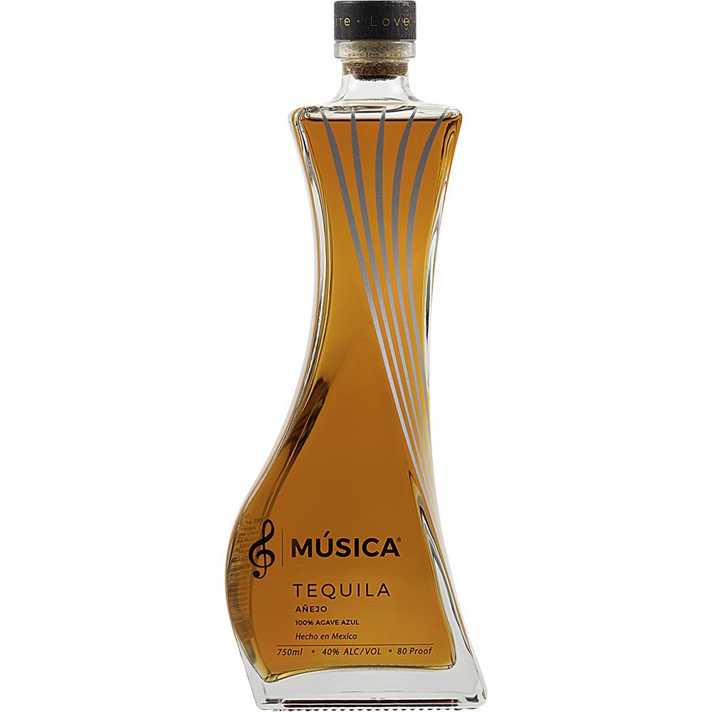 slide 1 of 1, Musica Anejo Tequila, 750 ml