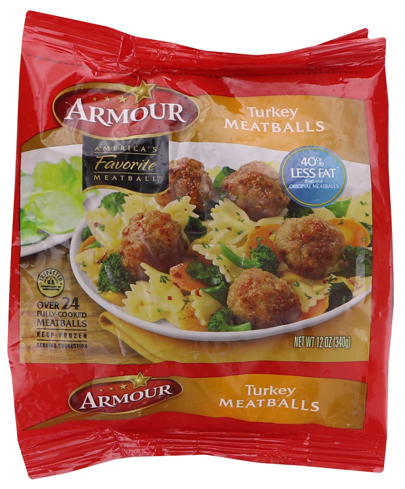 slide 1 of 6, Armour Turkey Meatballs, 12 oz