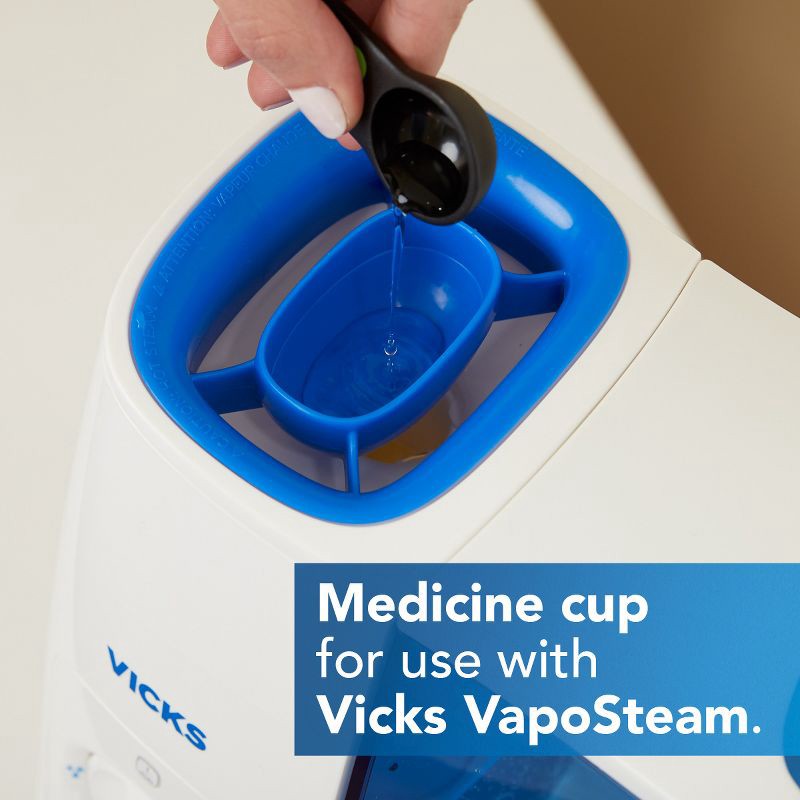 slide 5 of 9, Vicks Warm Moisture Humidifier - White/Blue, 1 ct