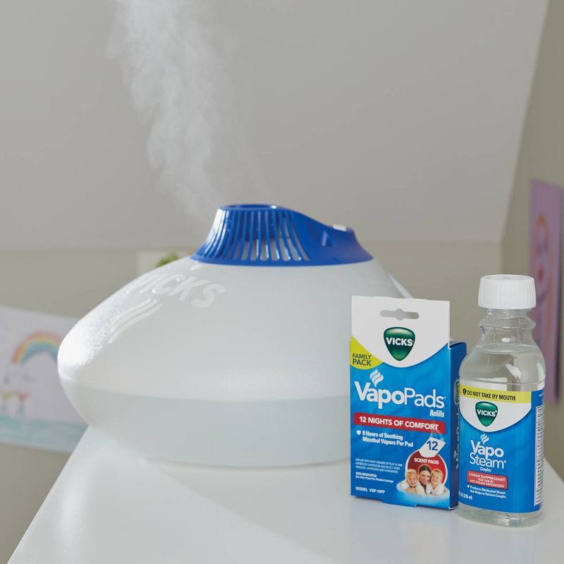 slide 2 of 7, Vicks Warm Steam Vaporizer Humidifier with Night Light - 1.5gal, 1.5 gal