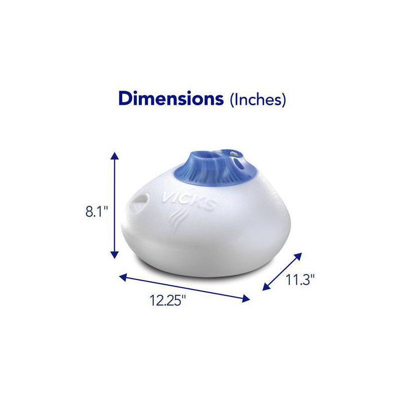 slide 11 of 12, Vicks Warm Steam Vaporizer Humidifier with Night Light - 1.5gal, 1.5 gal