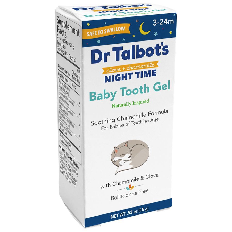 slide 1 of 5, Dr. Talbot's Night Time Banana Flavor Baby Tooth Gel 0.53 oz, 0.53 oz