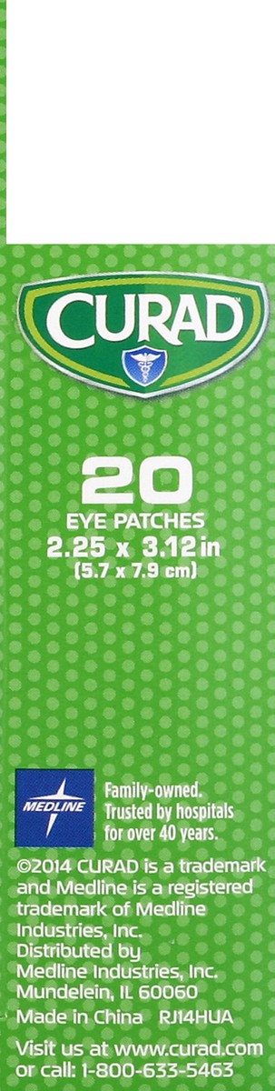 slide 3 of 4, Curad Eye Patch 20 ea, 20 ct