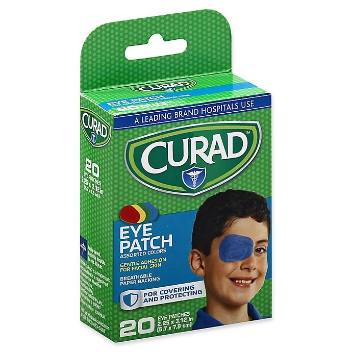 slide 1 of 1, Curad Eye Patch, 20 ct