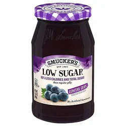 Smuckers Low Sugar Jelly Reduced Sugar Concord Grape - 15.5 Oz