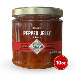 Tabasco Classic Pepper Jelly Mild & Sweet Red Pepper Jelly In Glass Jar - 10 Oz.