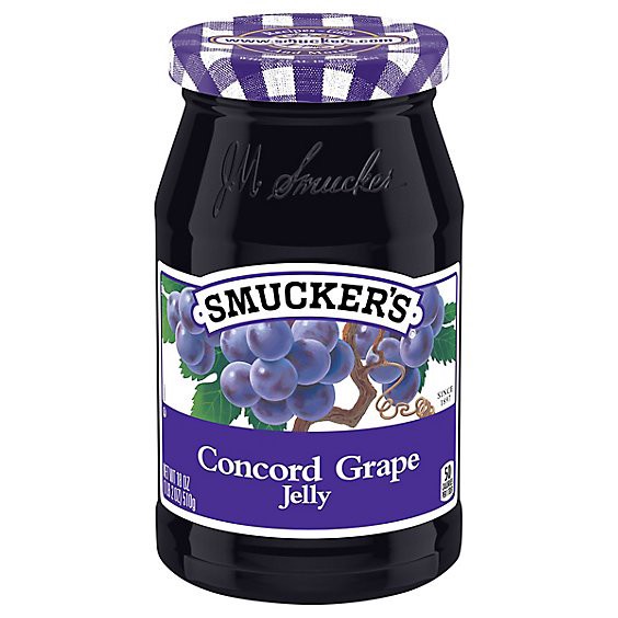 slide 1 of 1, Smuckers Jelly Concord Grape - 18 Oz, 18 oz