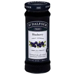 St. Dalfour Fruit Spread Deluxe Wild Blueberry - 10 Oz