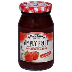 Smuckers Simply Fruit Spreadable Fruit Strawberry - 10 Oz