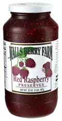 Walls Berry Farm Jam Red Raspberry - 32 Oz