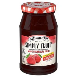 Smuckers Simply Fruit Spreadable Fruit Seedless Strawberry - 10 Oz