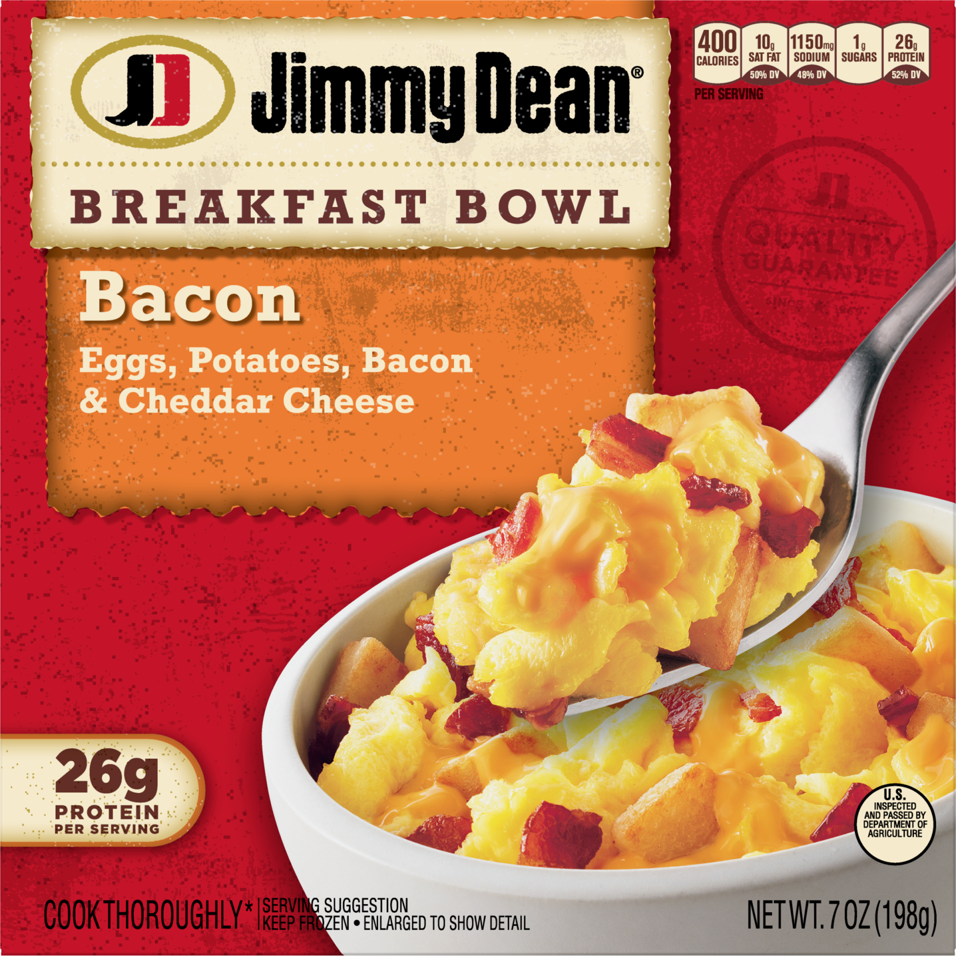 slide 1 of 6, Bacon Breakfast Bowl, 7 oz