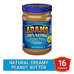 Adams Peanut Butter Creamy - 16 Oz