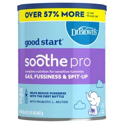 Good Start Dr. Brown's Soothe Pro Baby Formula Powder, 30.6 oz