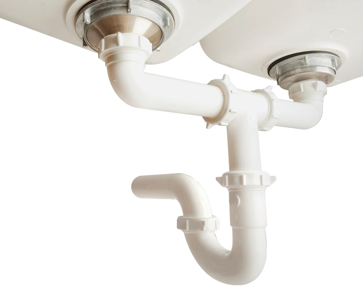 slide 4 of 6, Keeney 1-1/2-in Plastic Direct connect center outlet continuous waste, 1 ct