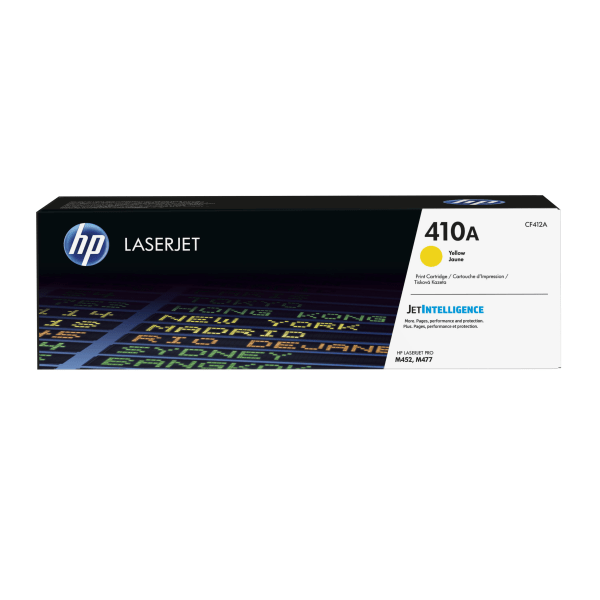 slide 1 of 1, HP Laserjet 410A Standard-Yield Yellow Toner Cartridge, 1 ct