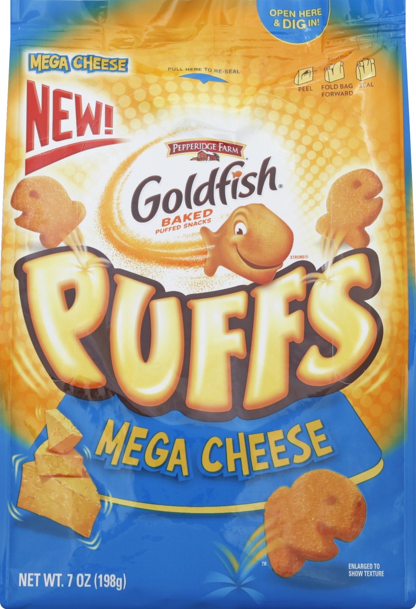 slide 4 of 4, Goldfish Baked Puffed Snacks 7 oz, 6 oz