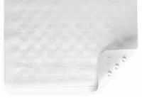Nova Rubber Bath Mat - White Shell