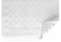 Nova Rubber Bath Mat - White Shell