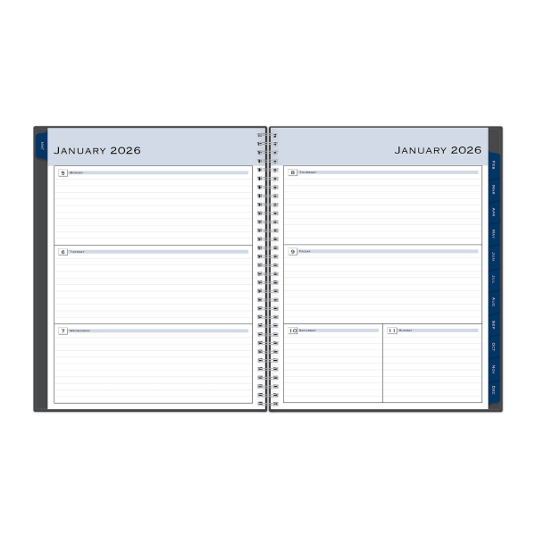 slide 4 of 9, Blue Sky Tabbed 2026 Planning Calendar 1 Each, 1 ct