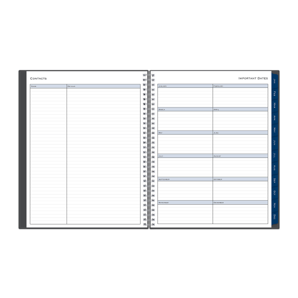 slide 8 of 9, Blue Sky Tabbed 2026 Planning Calendar 1 Each, 1 ct