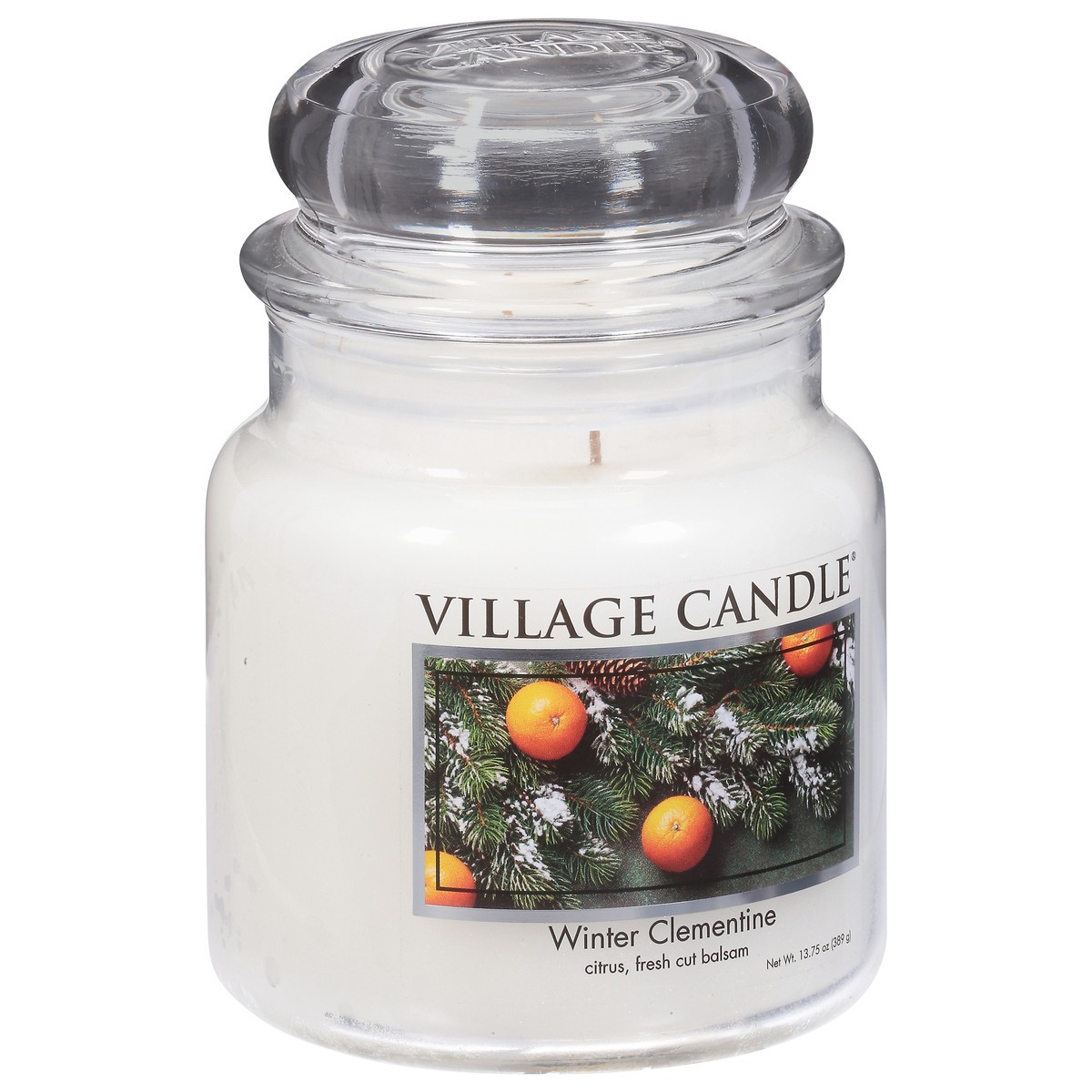 slide 4 of 9, Village Candle Premium Winter Clementine Candle 1 ea, 1 ct