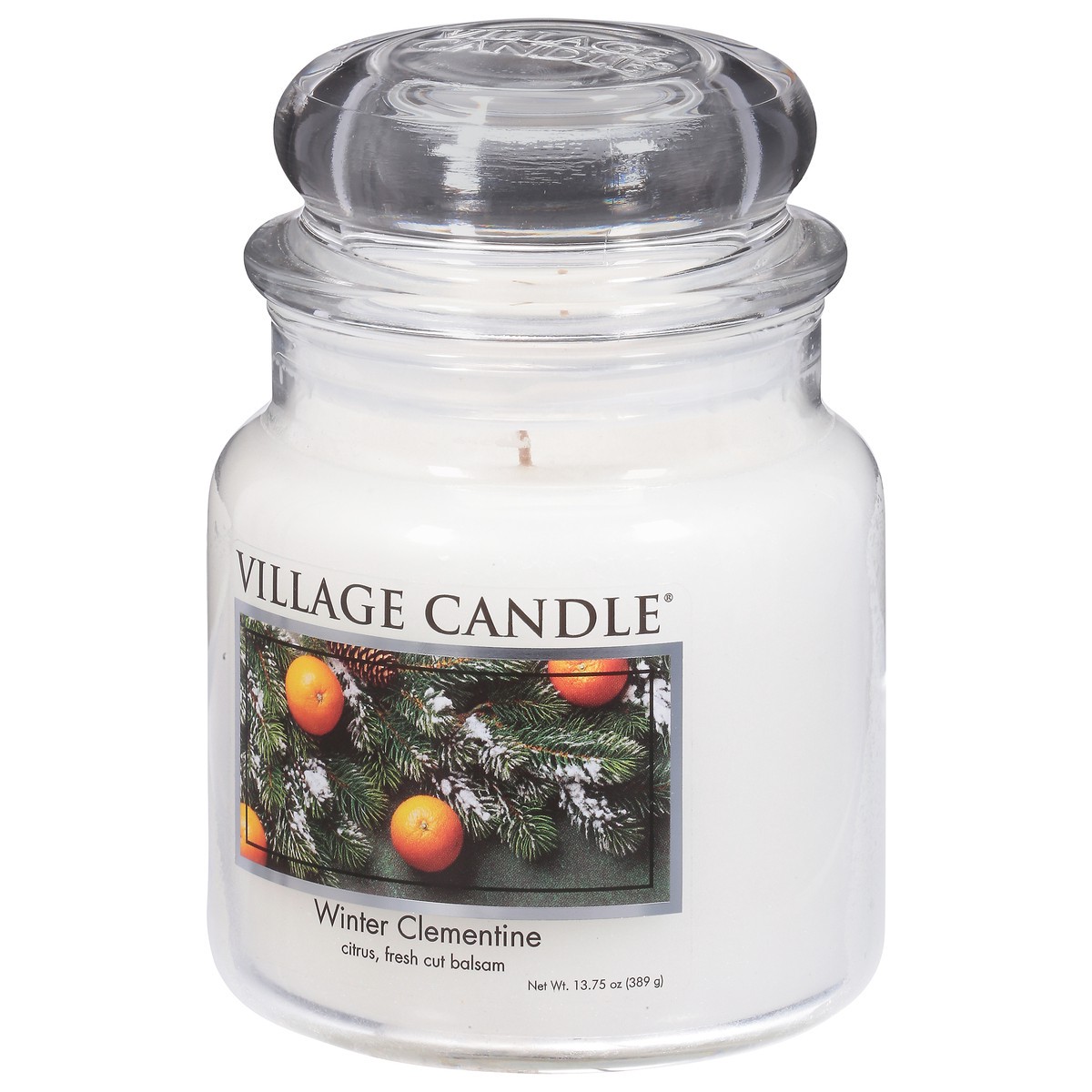 slide 7 of 9, Village Candle Premium Winter Clementine Candle 1 ea, 1 ct