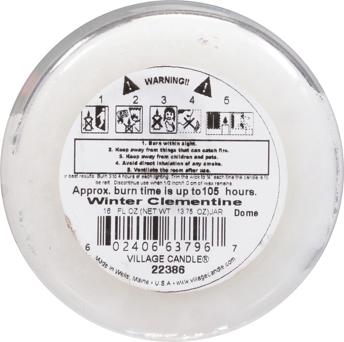 slide 8 of 9, Village Candle Premium Winter Clementine Candle 1 ea, 1 ct