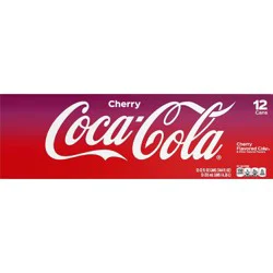 Coca-Cola Cherry Fridge Pack Cans, 12 fl oz, 12 Pack